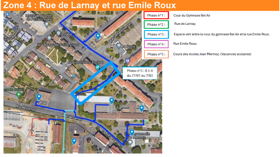 Zone 4.3 travaux