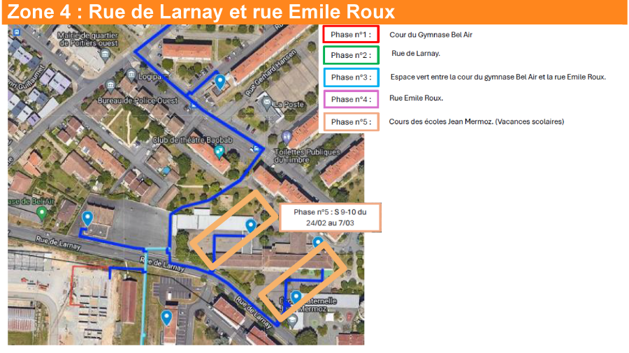 Zone 4.5 travaux