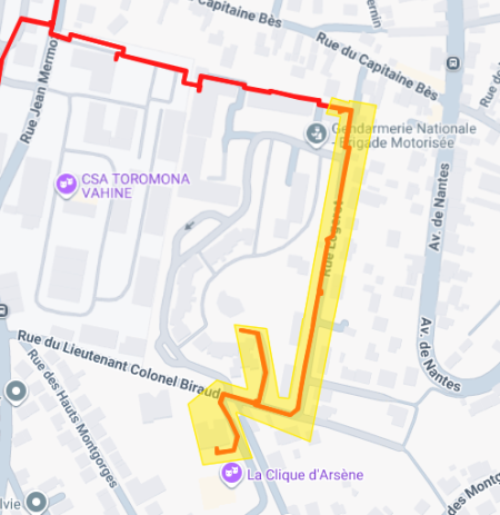 Plan des travaux sur les rues Logerot et Lieutenant-Colonel Biraud